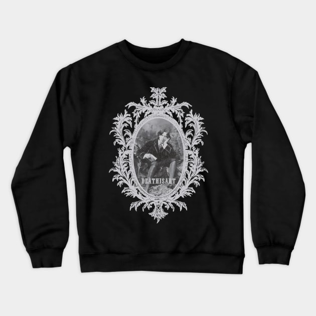 Oscar Wilde #6 Crewneck Sweatshirt by Death Is Art